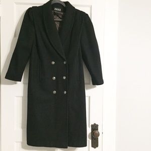 Vintage EUC Jofeld Wool Blend Full-Length Pea Coat